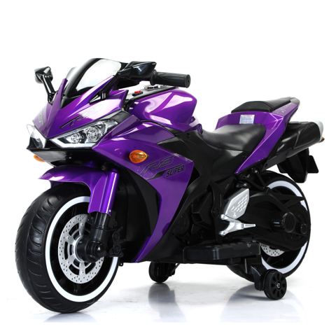 12V Kids' Motorcycle with Training Wheels