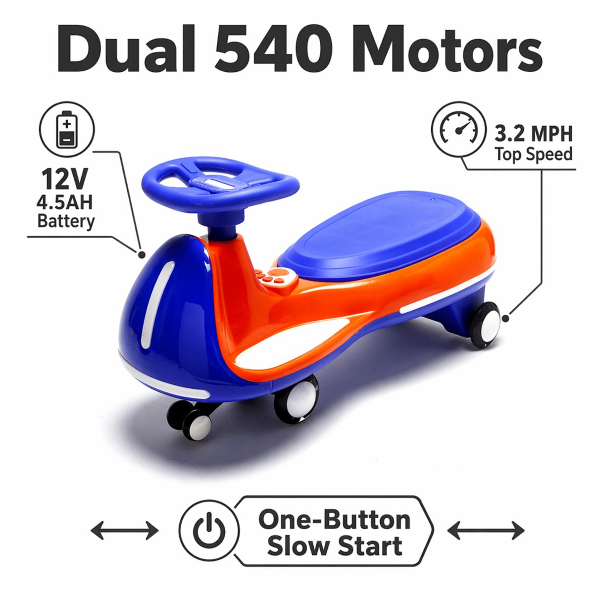 12V Dual-Motor Electric Twist Car — view 4