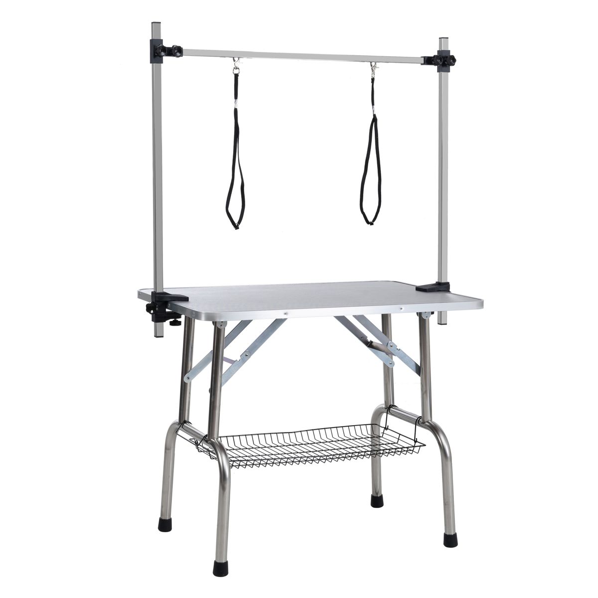 36-Inch Folding Grooming Table with Tool Basket — view 4