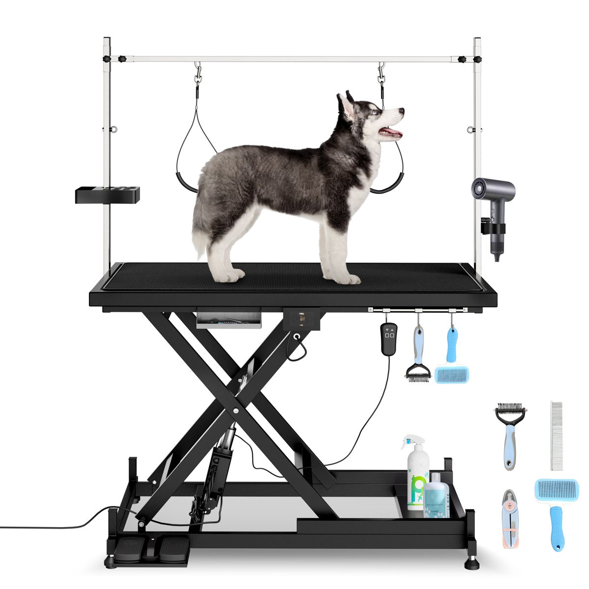Electric X-Lift Pet Grooming Table — view 2