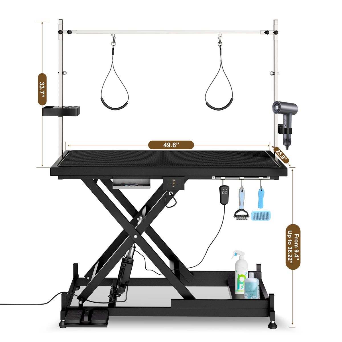 Electric X-Lift Pet Grooming Table — view 3