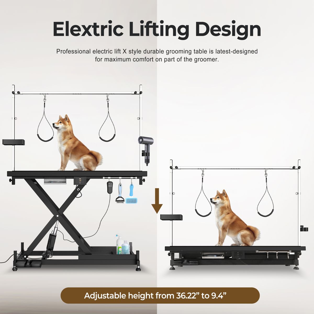 Electric X-Lift Pet Grooming Table — view 4