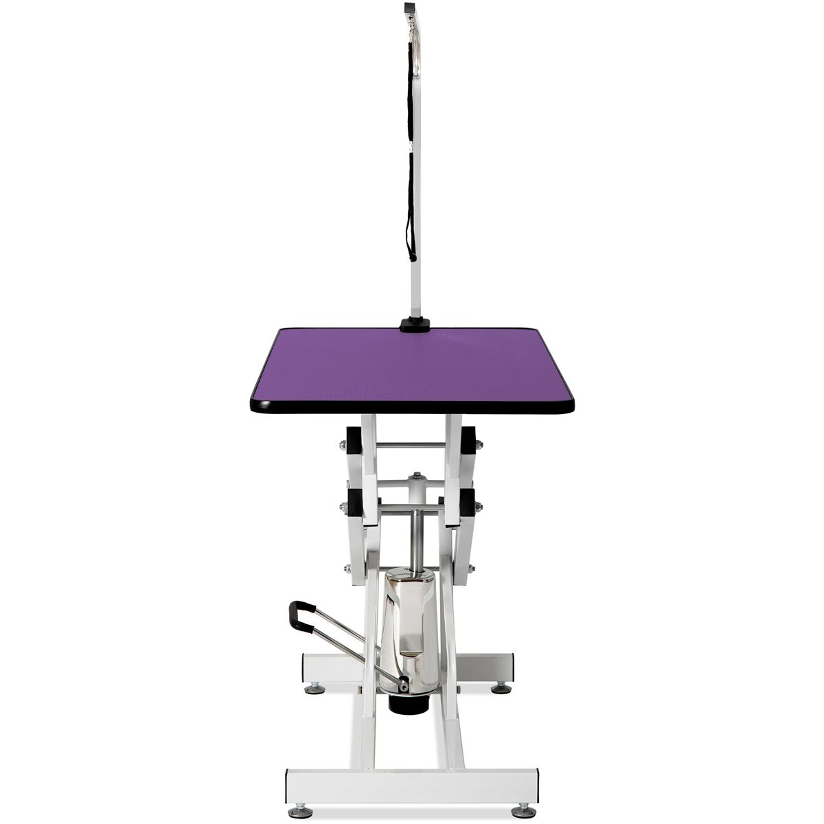 42.5-Inch Hydraulic Grooming Table, Purple — view 4