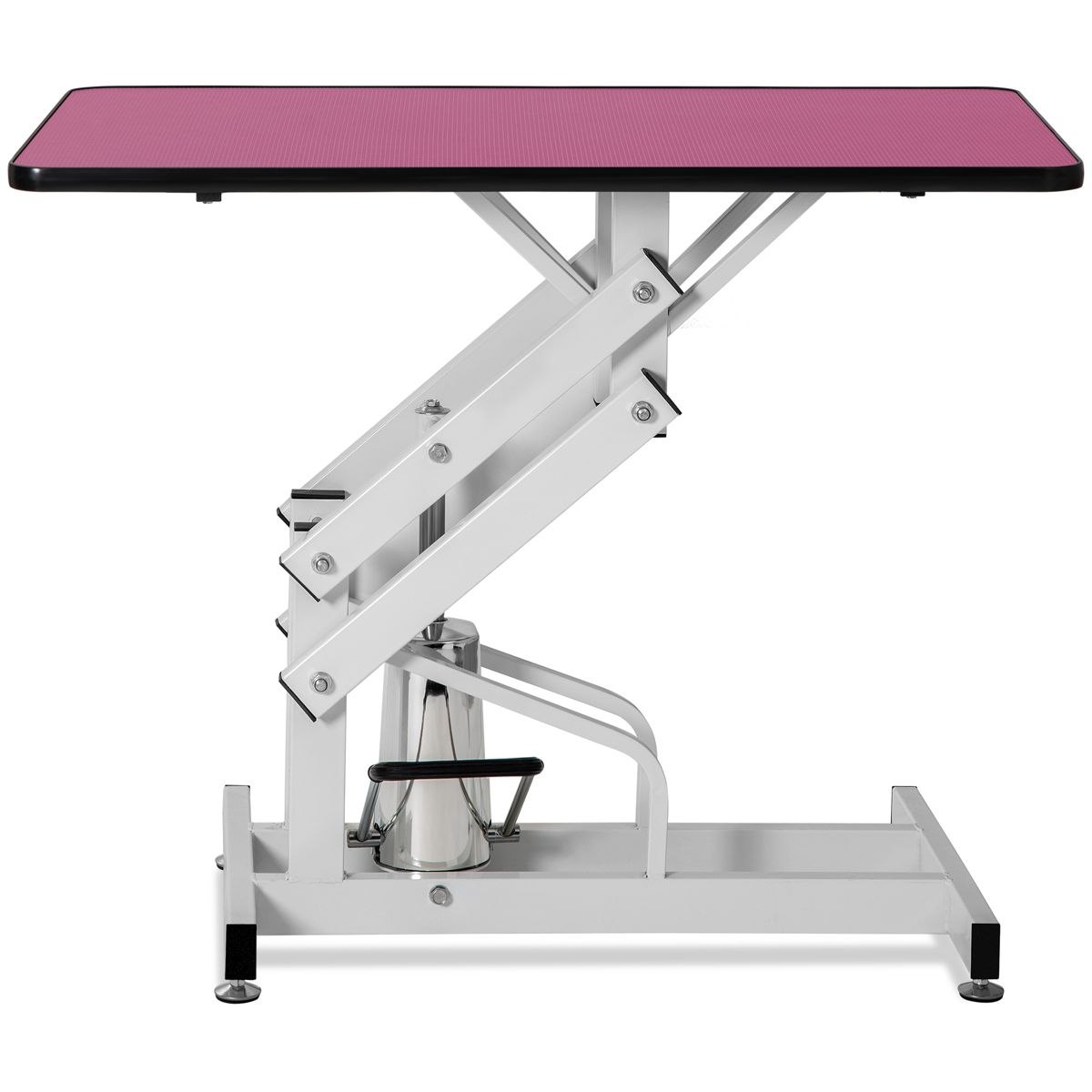 42.5-Inch Hydraulic Grooming Table, Pink — view 4