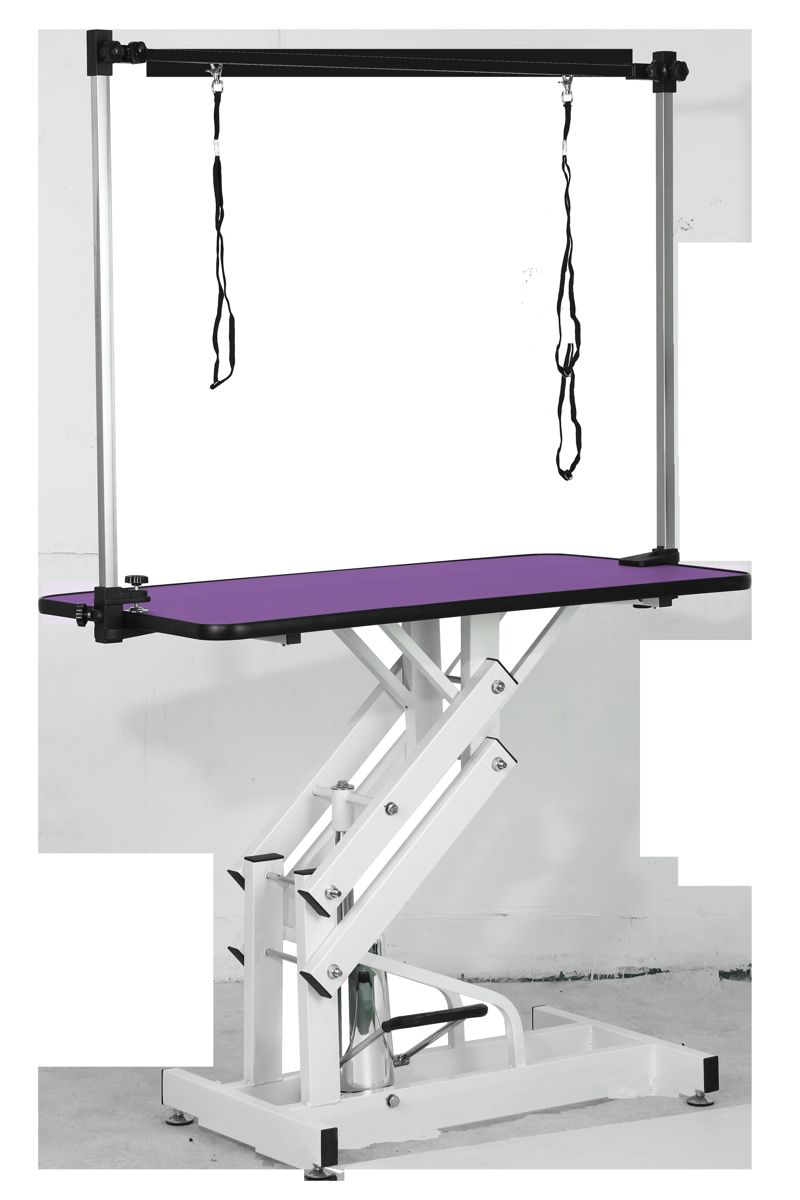 42.5-Inch Hydraulic Grooming Table with H-Arm — view 3