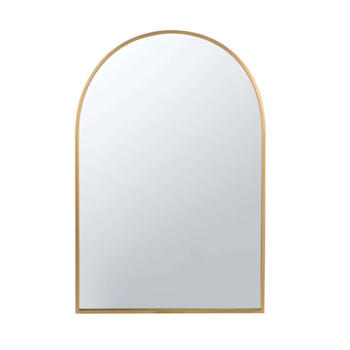 36-Inch Arched Accent Mirror with Metal Frame — view 4
