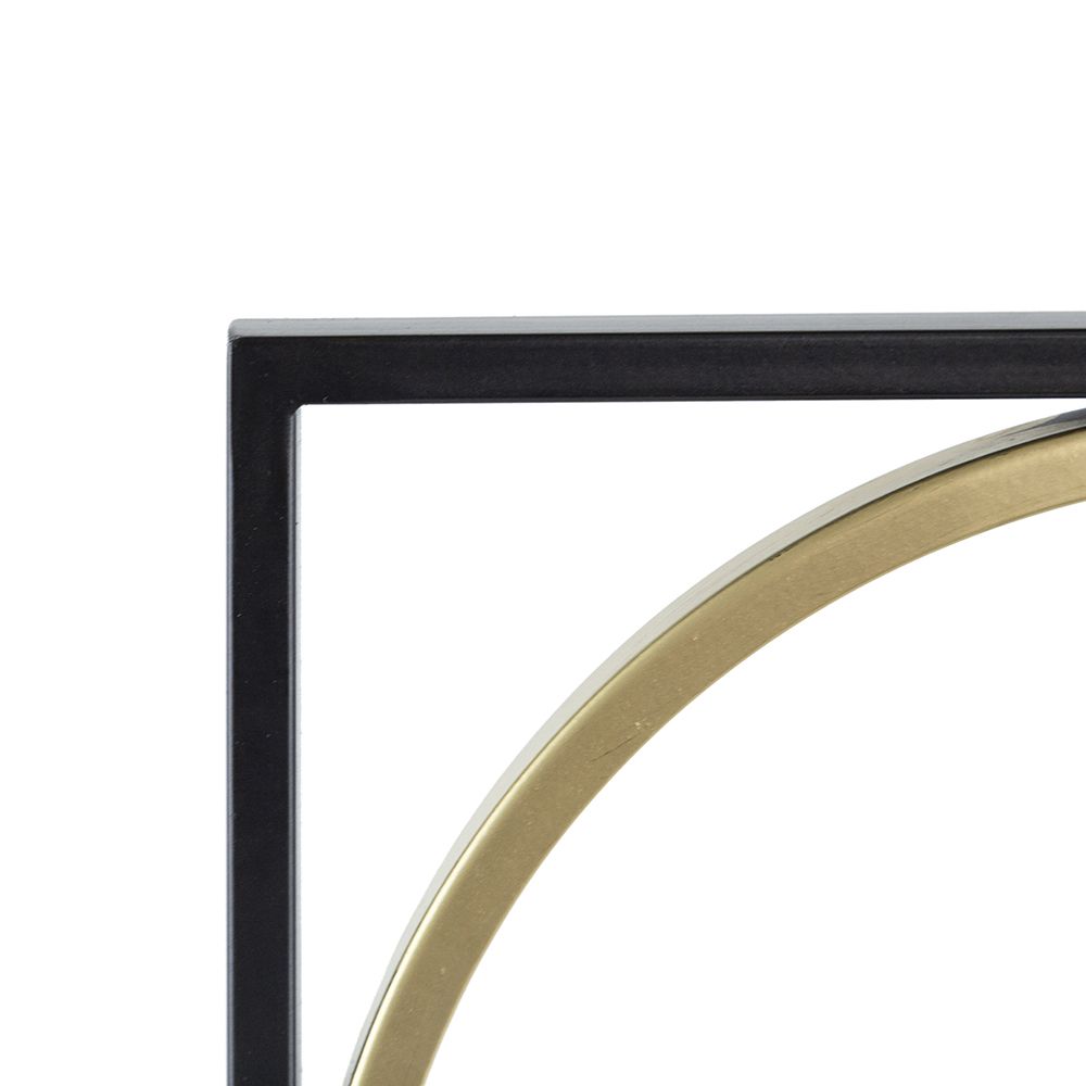 47-Inch Beaded Metal Wall Mirror — view 3