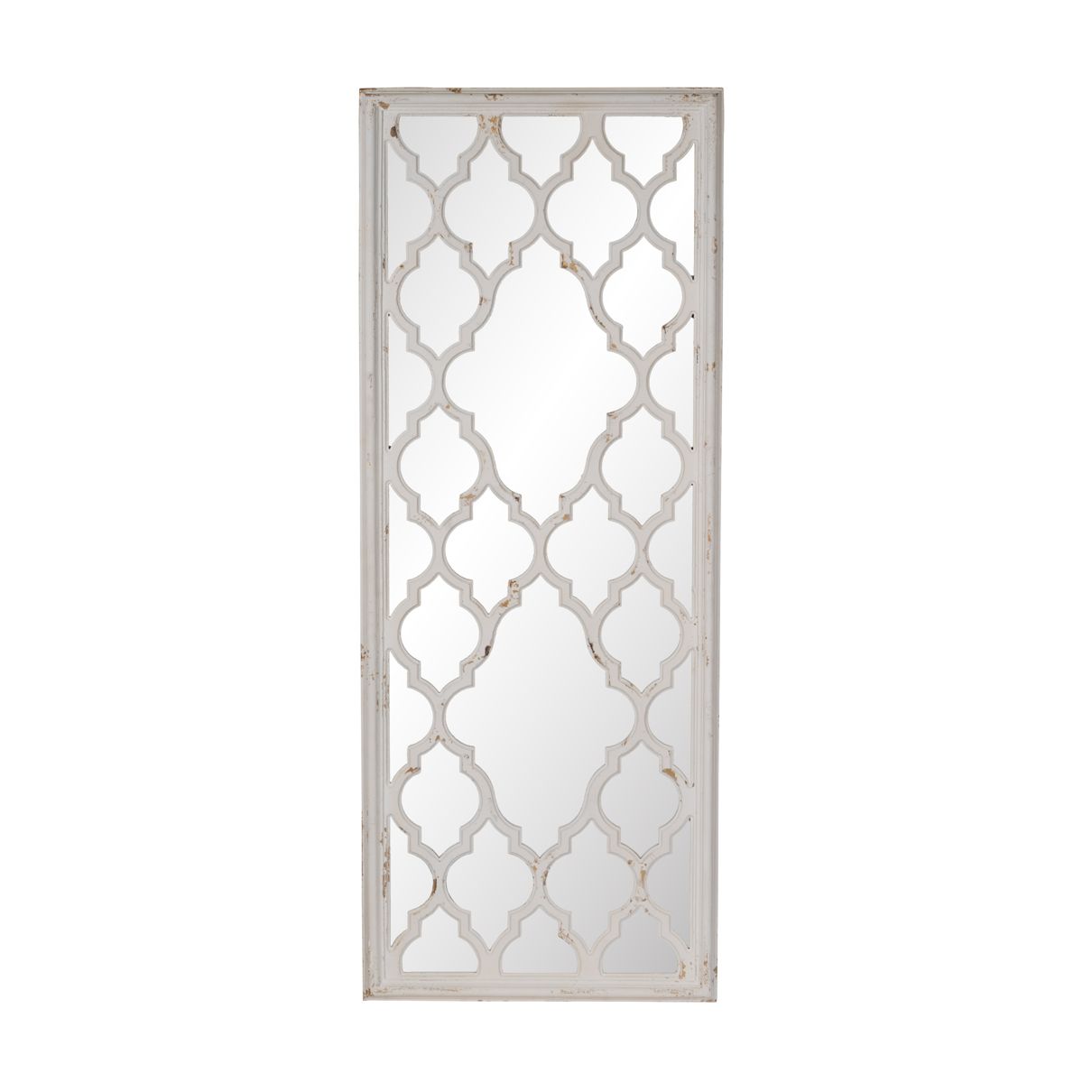 24 x 60 Distressed White Full Length Mirror — view 4