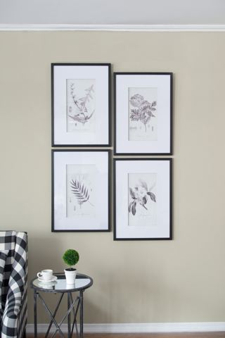 Botanical Wall Art Prints, Set of 4
