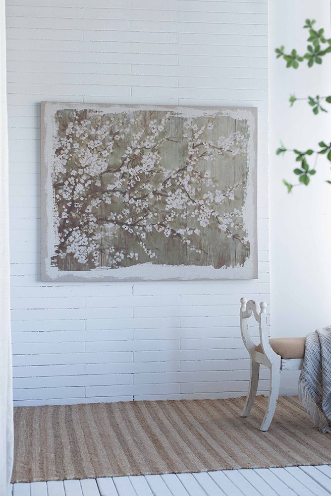 60 x 48-Inch Cherry Blossom Canvas Art Print