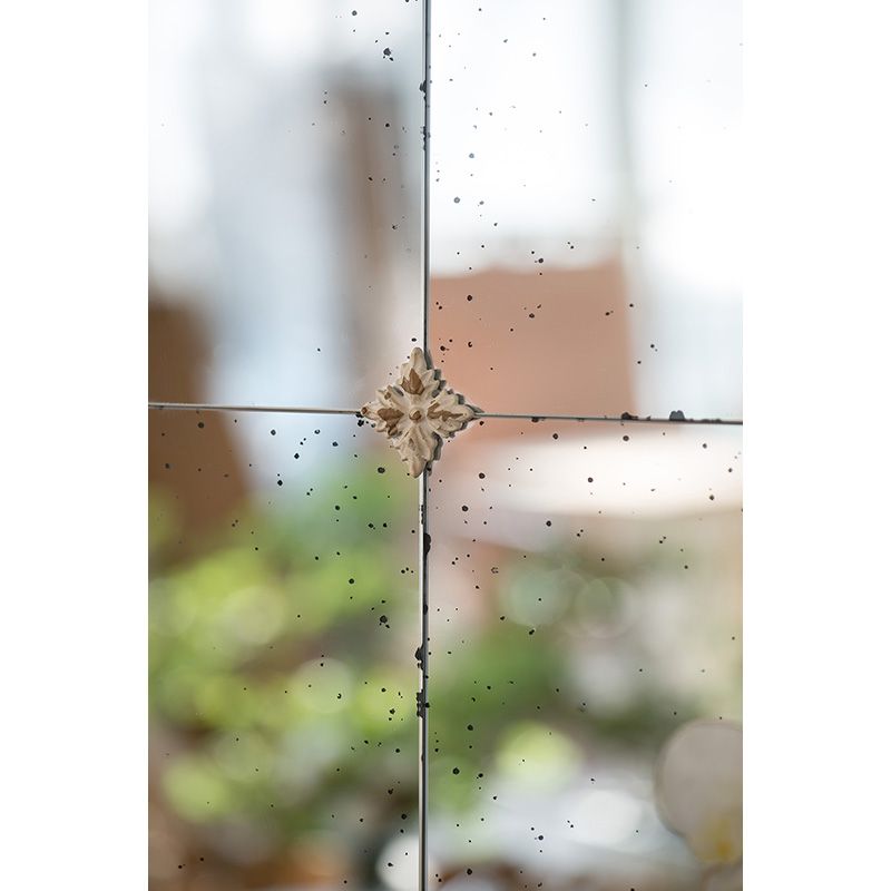 22 x 48 Arched Window-Pane Wall Mirror — view 2