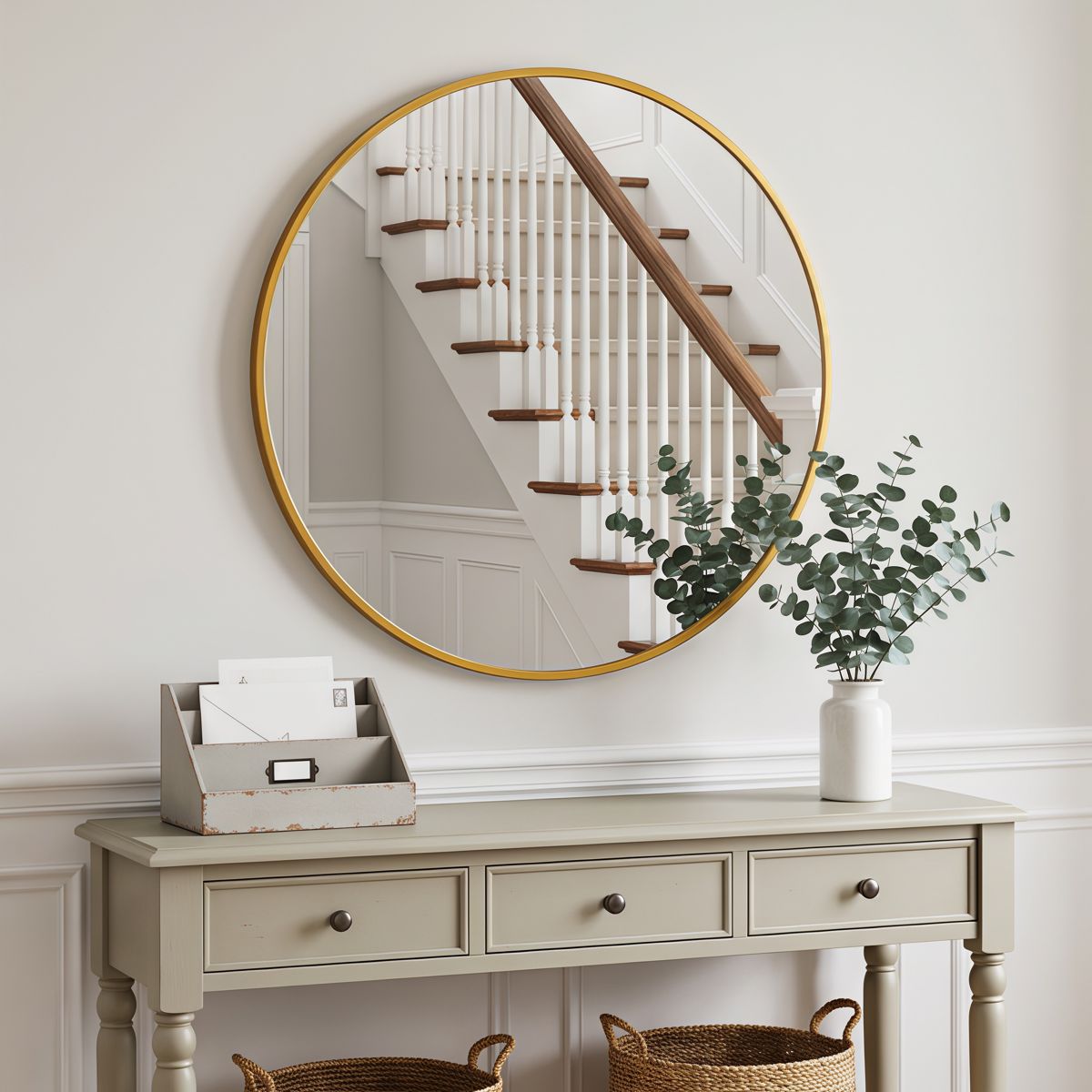30-Inch Round Bathroom Mirror — view 3
