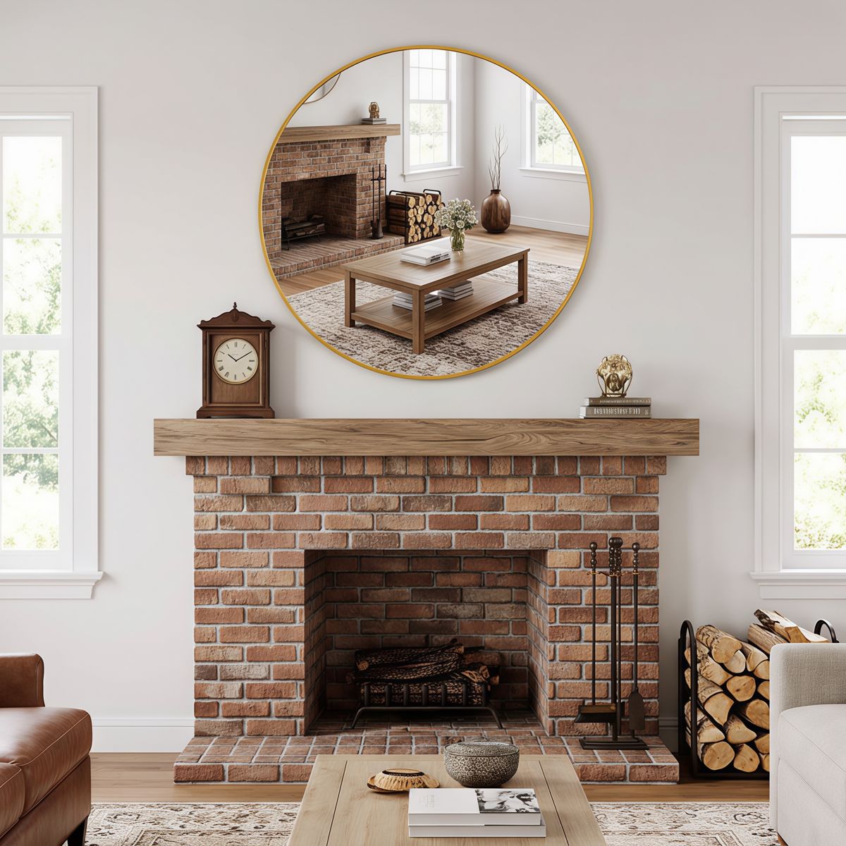30-Inch Round Bathroom Mirror — view 4