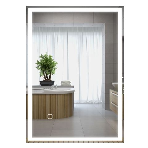 Dimmable LED Bathroom Mirror with Memory