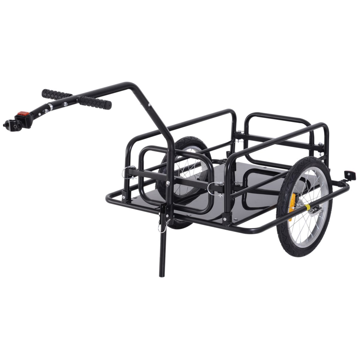 Folding Bike Cargo Trailer with Removable Walls — view 4