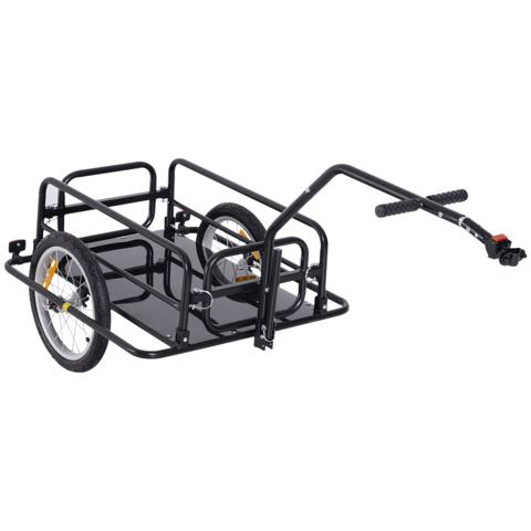Folding Bike Cargo Trailer with Removable Walls