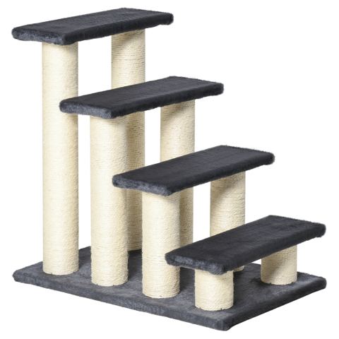4-Step Stair Cat Tree with Scratching Post