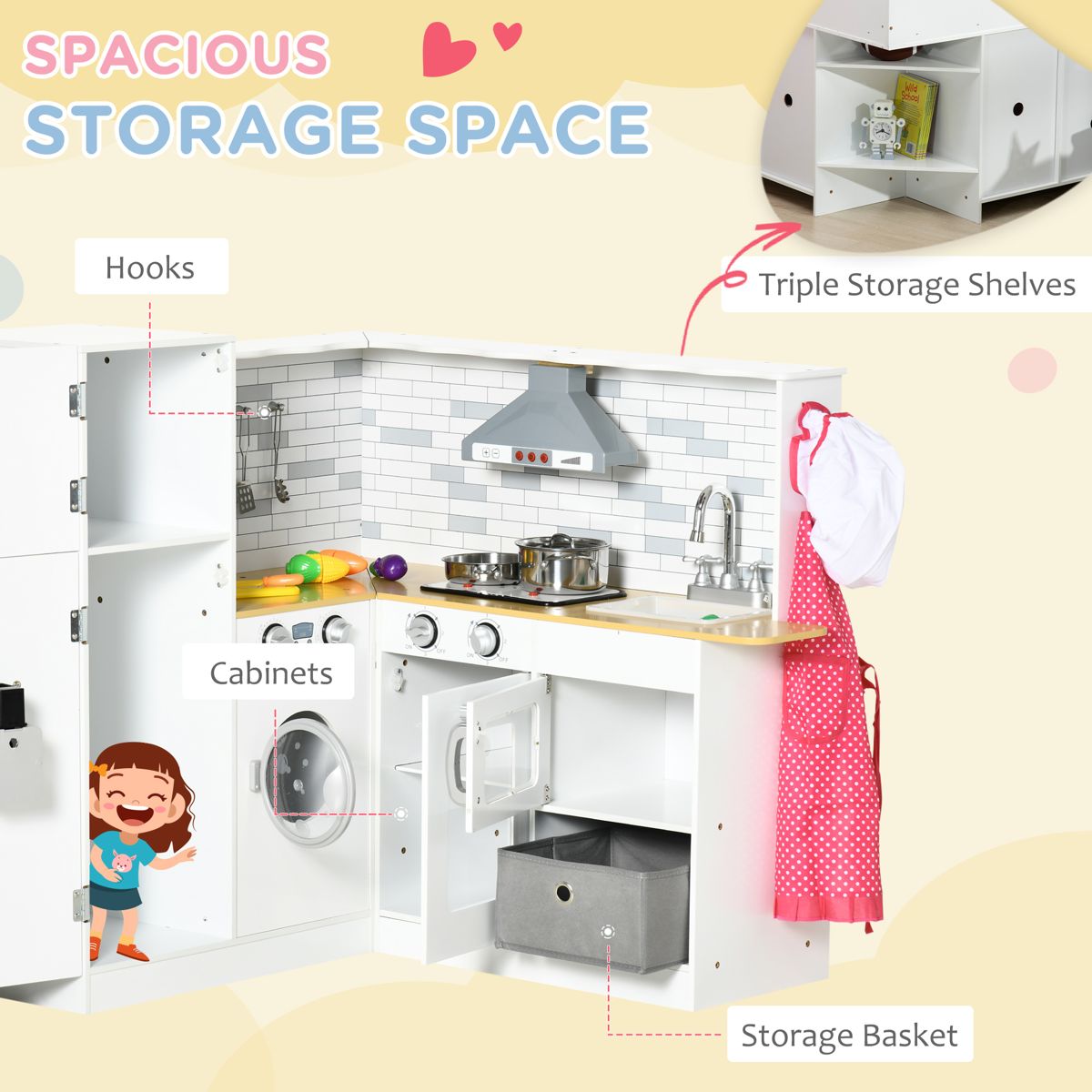 Corner Play Kitchen with Wide Countertops — view 3