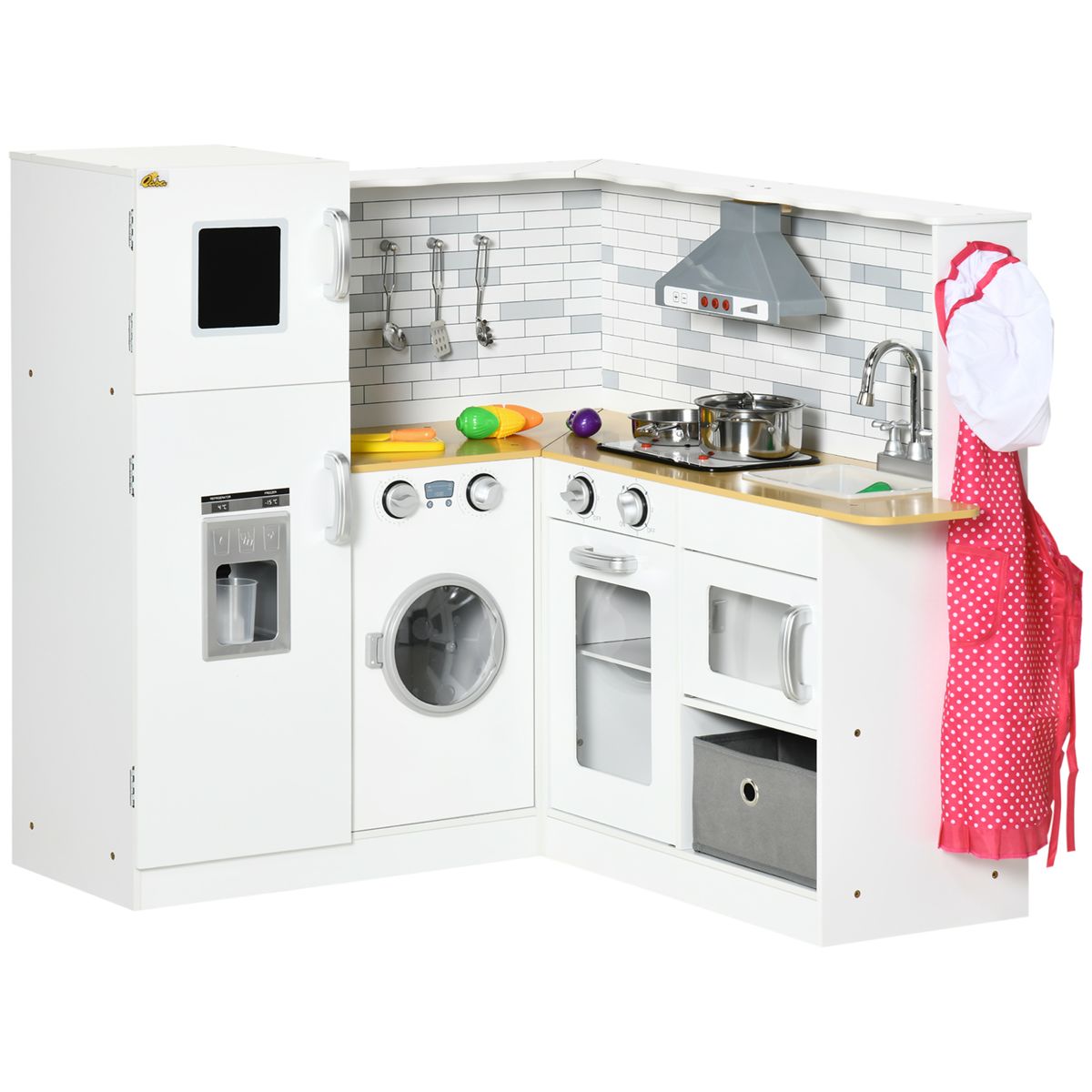Corner Play Kitchen with Wide Countertops