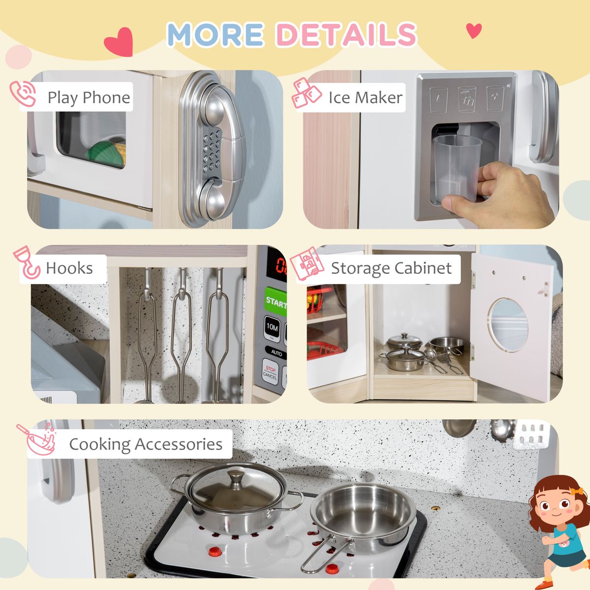 Extra-Large Corner Play Kitchen with Phone — view 4