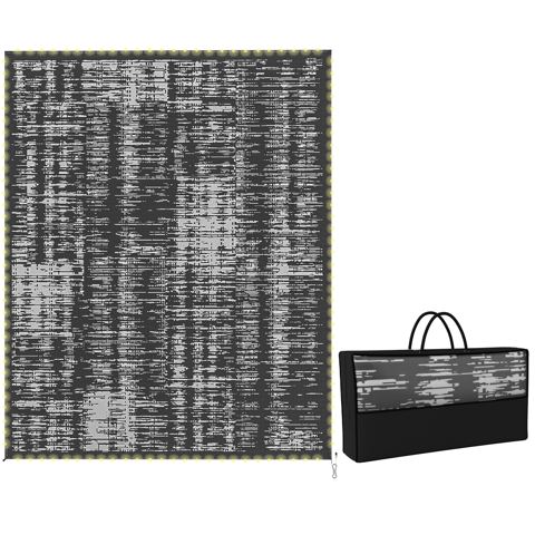 8 x 10-Foot Lighted Reversible Outdoor Rug