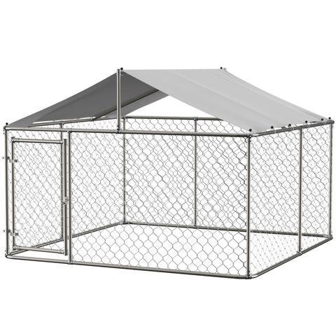 7.5-Foot Galvanized Steel Dog Pen — view 1