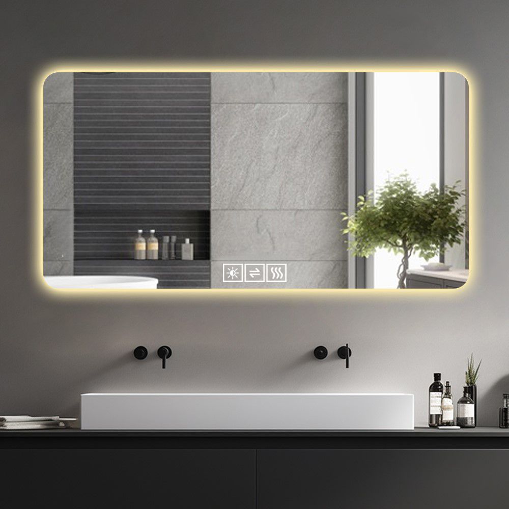 28 x 60 Backlit LED Mirror with Demist Function — view 3