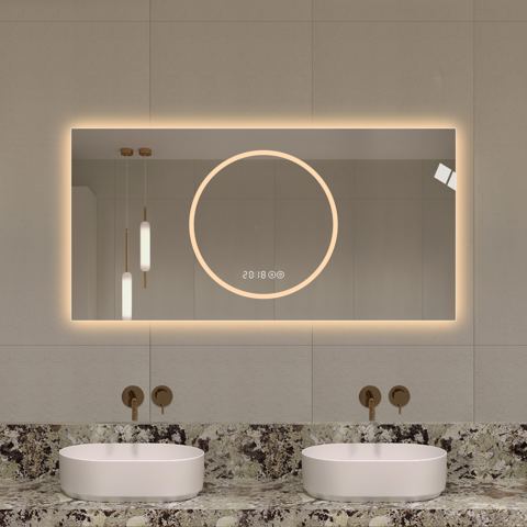 48 x 24 Anti-Fog LED Vanity Mirror