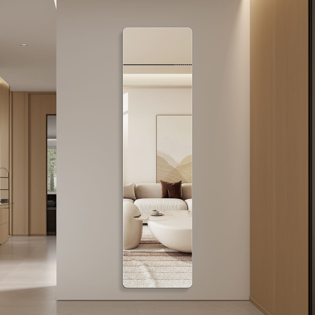 59x16-Inch Rectangular Full-Length Mirror