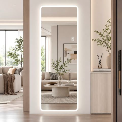 63 x 24 Frosted-Edge LED Full Length Mirror