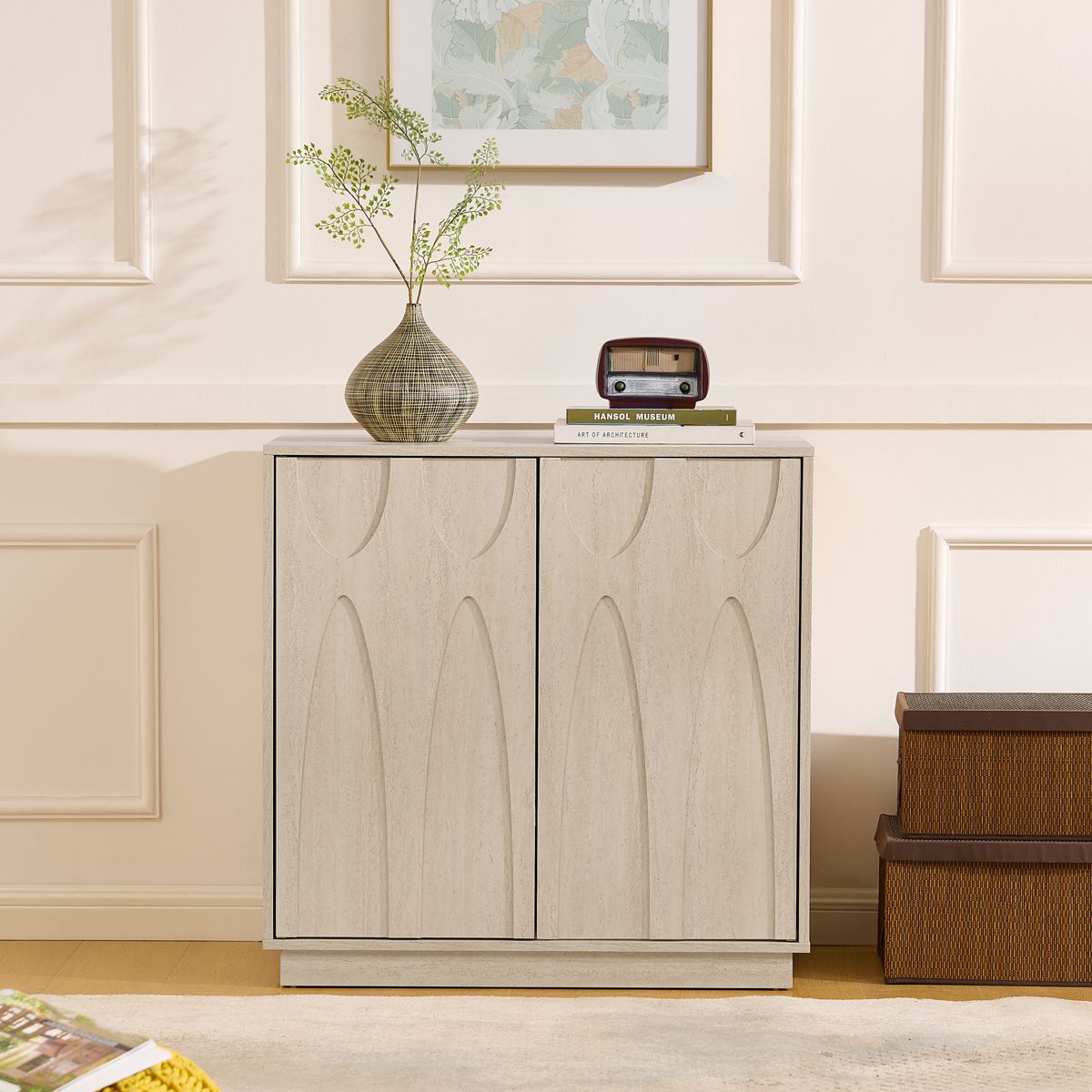 Two-Door Sideboard with Adjustable Shelves