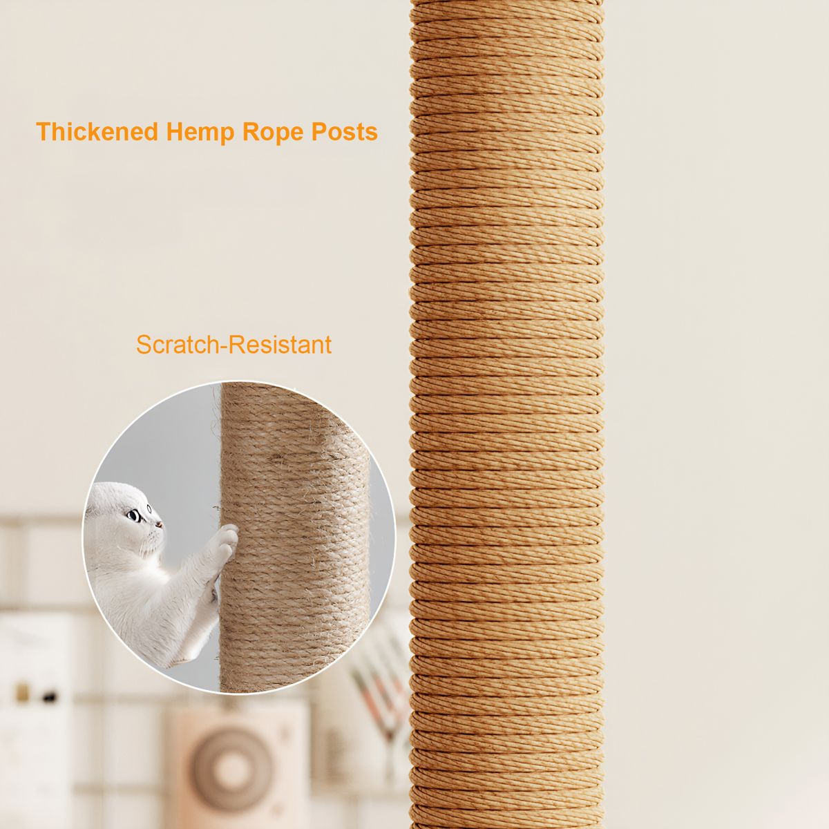 53.5-Inch Cat Tree with Capsule and Ladder — view 4