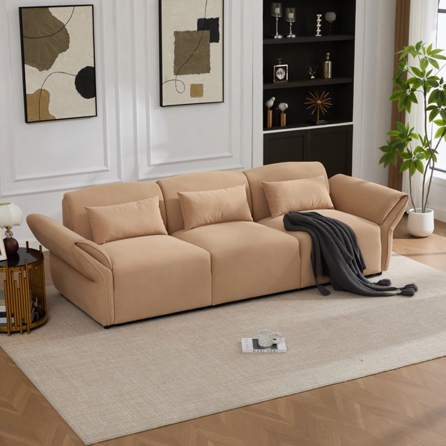 107" Cloud Couch, Deep-Seat 3-Seater