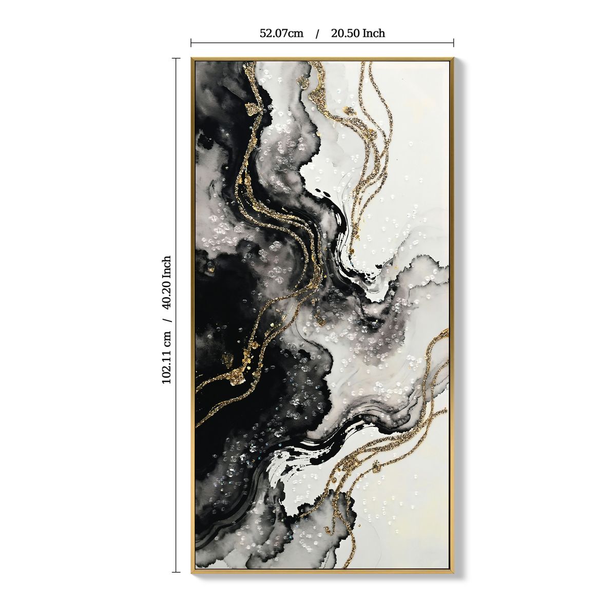 Set of 2 Framed Abstract Canvas Wall Art — view 2