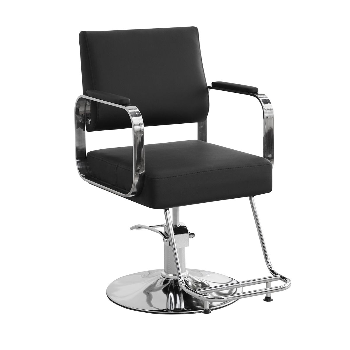 Swivel Barber Chair with Memory Foam Seat