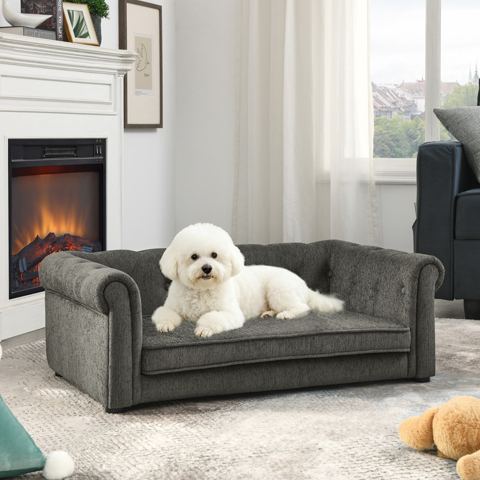 Rectangle Pet Sofa Bed for Small to Medium Dogs — view 1