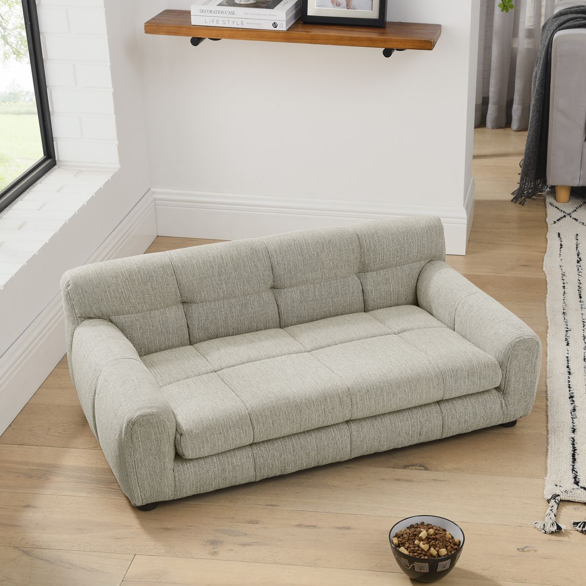 Armrest Pet Sofa for Small to Medium Dogs — view 3