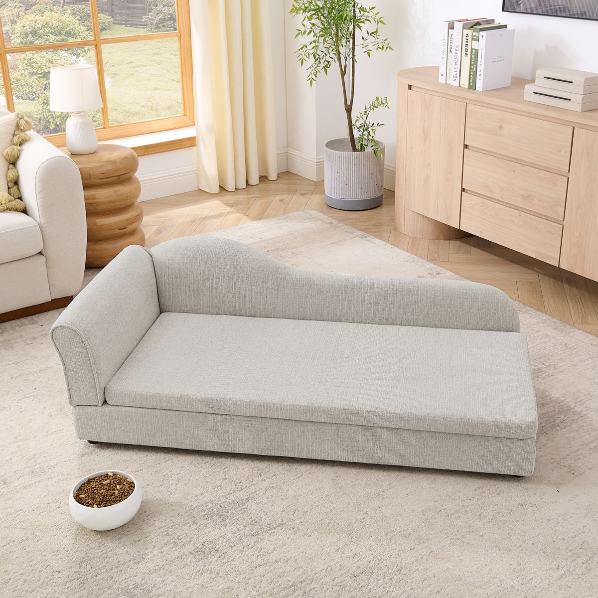 Wave-Back Pet Sofa for Medium to Large Dogs — view 4