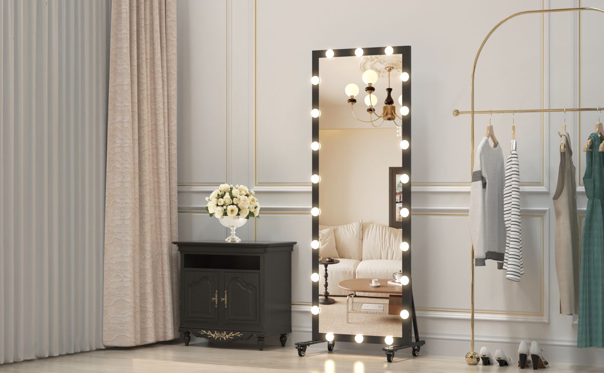 63 x 24 Bulb-Lit Full Length Vanity Mirror — view 3