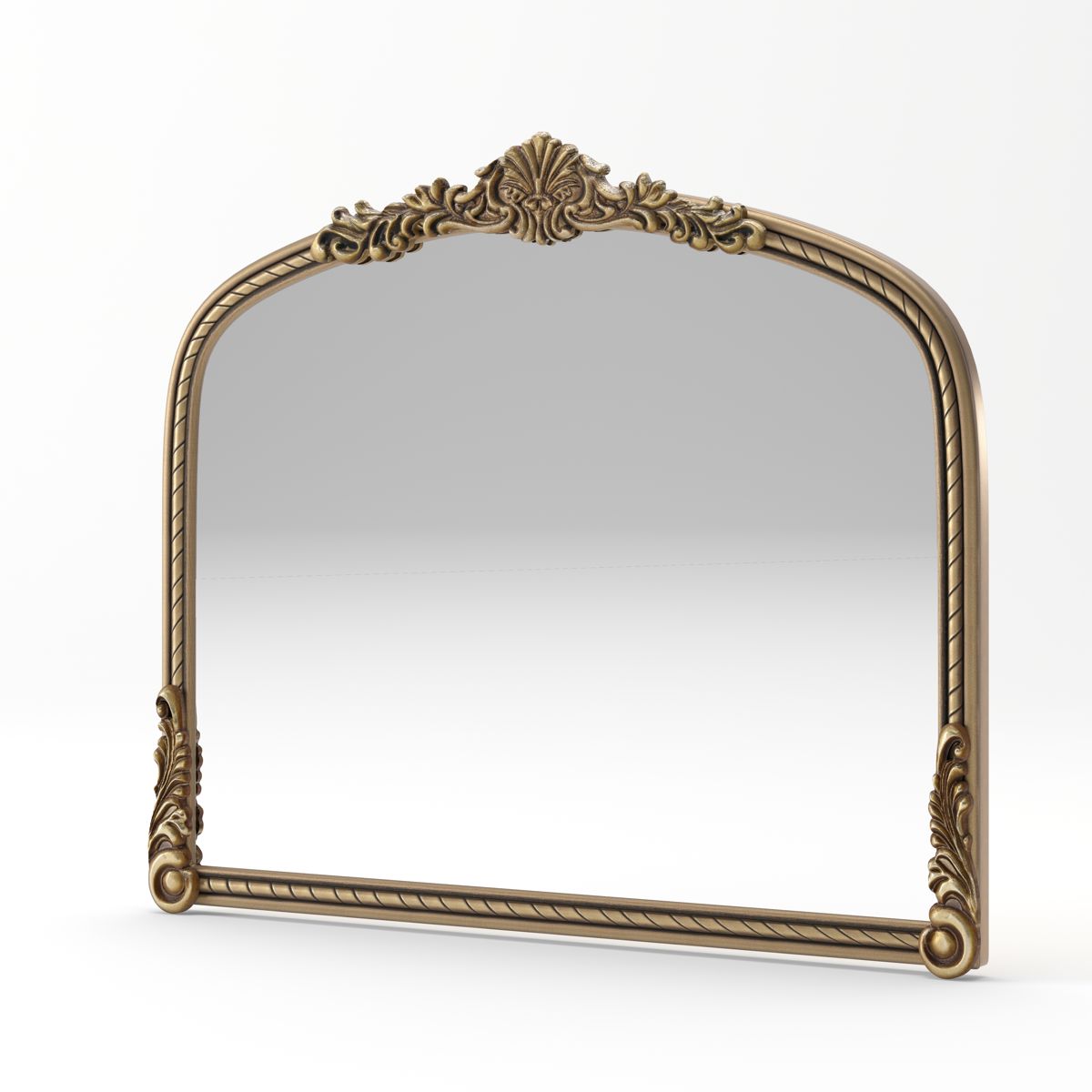 Arched Vintage Relief Wall Mirror — view 4