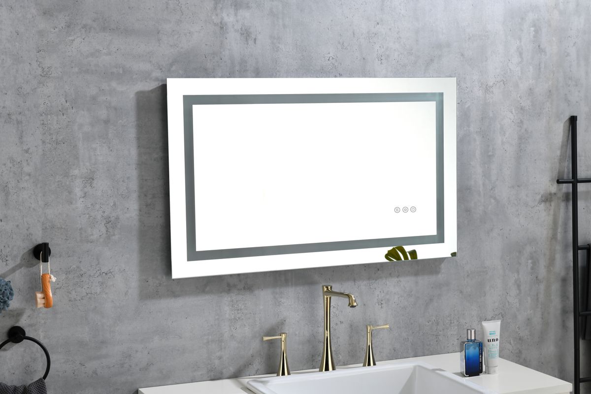 40 x 30-Inch LED Anti-Fog Bathroom Mirror — view 3