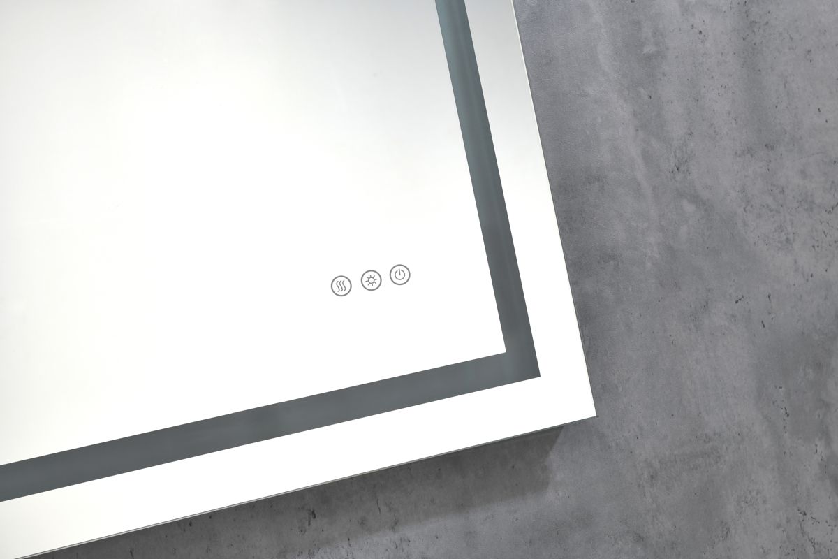 40 x 30-Inch LED Anti-Fog Bathroom Mirror — view 4