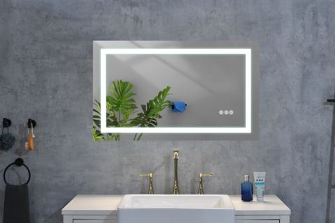 40 x 30-Inch LED Anti-Fog Bathroom Mirror
